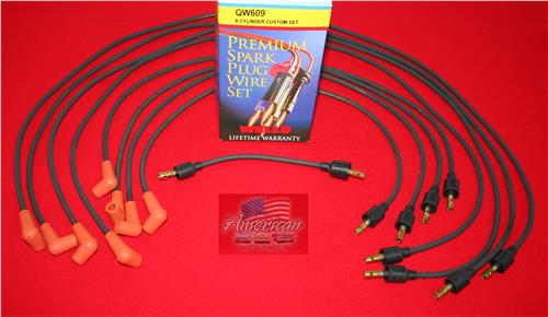WS CHEV 55-68 S/B V8 UNDER MANIFOLD SPARK PLUG WIRE SET - SET 29013