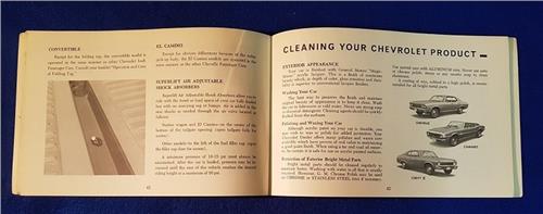 OM CHEV 1968 CAMARO OWNERS MANUAL 20323