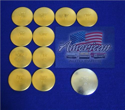 CADILLAC 1-31/64"""" BRASS DISC TYPE WELCH PLUG 26455