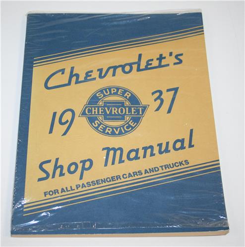1937 CHEV WORKSHOP MANUAL 20132