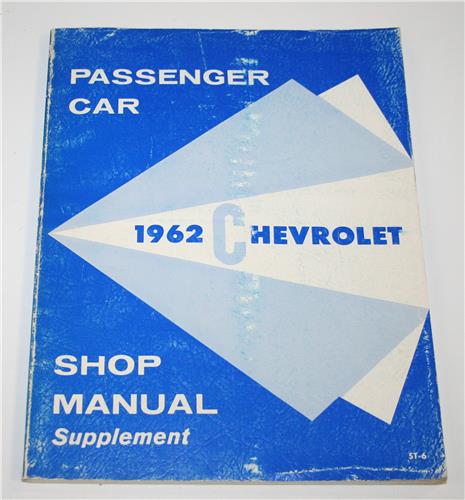 1962 WORKSHOP MANUAL SUPPLEMENT 20240