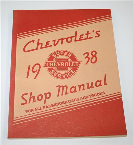 1938 CHEV WORKSHOP MANUAL 20133