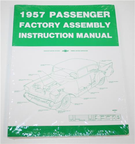1957 CHEV ASSEMBLY MANUAL 20193