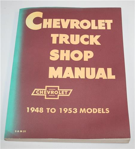 1948-1953 CHEV TRUCK WORKSHOP 20144