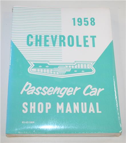1958 CHEV WORKSHOP MANUAL 20206