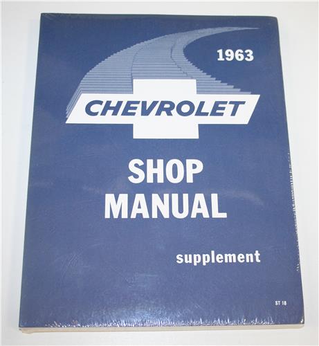1963 CHEV SHOP MANUAL SUPPLEMENT 20253