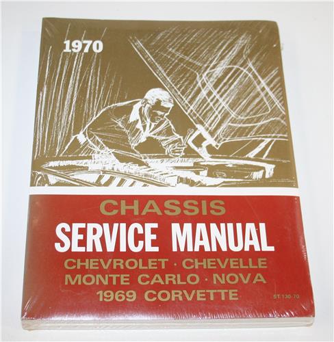 1970 CHEVELLE MONTE CARLO NOVA WORKSHOP MANUAL 20349