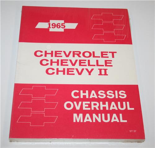 1965 CHEVELLE CHEVY II CHASSIS OVERHAUL MANUAL 20273