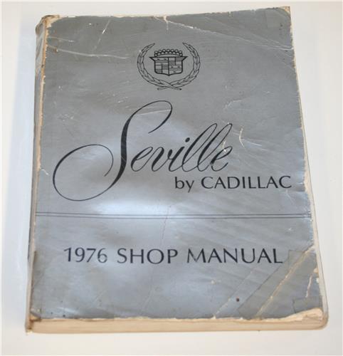 1976 CADILLAC SEVILLE WORKSHOP MAUNAL 20400