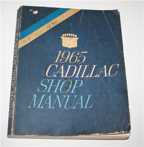 1965 CADILLAC WORKSHOP MANUAL 20270