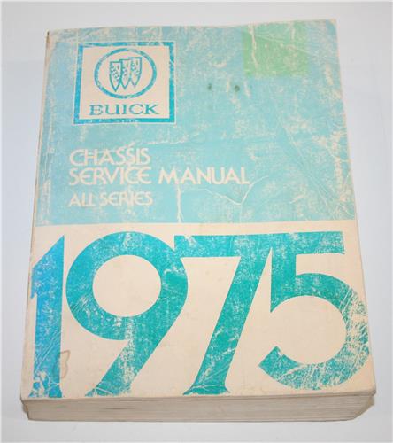 1975 BUICK WORKSHOP MANUAL 20394
