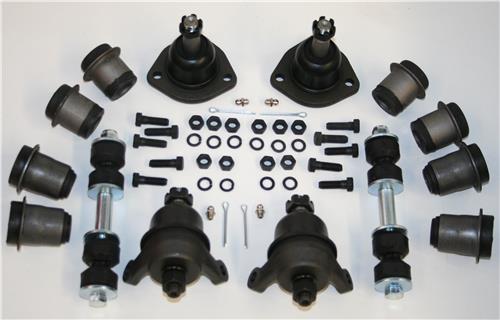 FRONT END KIT CORVETTE 63-82 upper and lower ball joints, upper and lower control arm bushes sway bar links) 29101