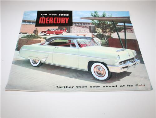 SB MERCURY 1953 FOLD OUR SALES BROCHURE 20166