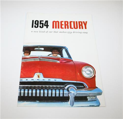 SB MERCURY 1954 FOLD OUT SALES BROCHURE 20170