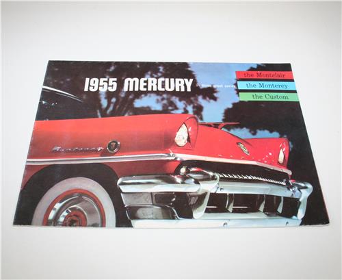 SB MERCURY 1955 COLOUR FOLD OUT SALES BROCHURE 20179