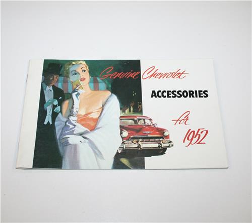 AB CHEV 1952 ACCESSORIES BROCHURE 20157