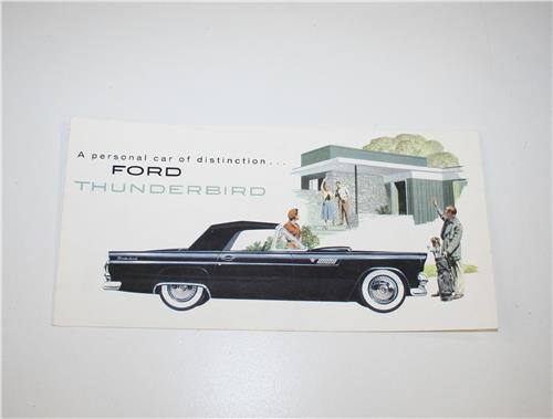 SB FORD 1955 THUNDERBIRD SALES BROCHURE 20180