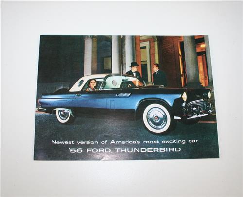 SB FORD 1956 T/BIRD SALES BROCHURE 20190