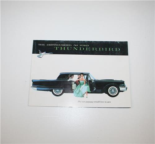 SB FORD 1959 THUNDERBIRD SALES BROCHURE 20217