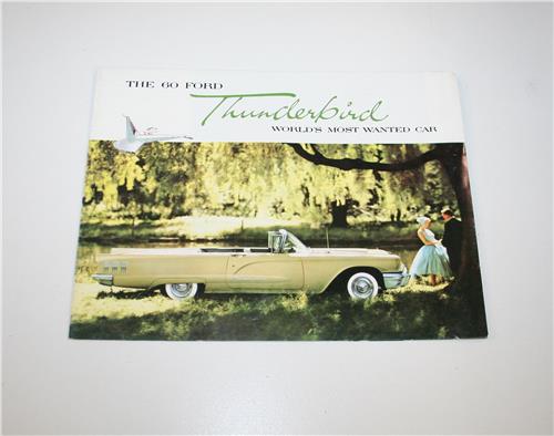 SB FORD 1960 THUNDERBIRD SALES BROCHURE 20227