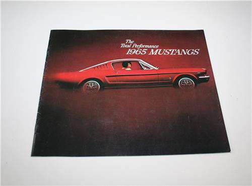 SB FORD 1965 MUSTANG SALES BROCHURE 20282