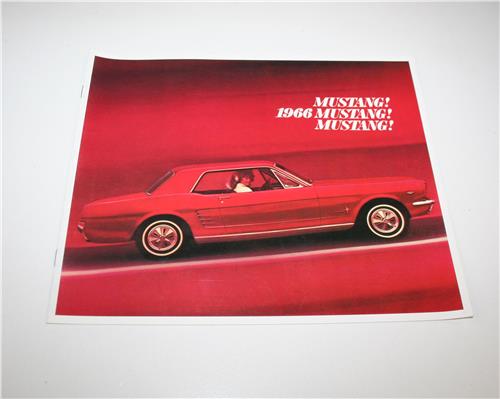SB FORD 1966 MUSTANG SALES BROCHURE 20299