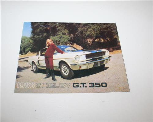 SB SHELBY 1966 MUSTANG SALES BROCHURE 20303