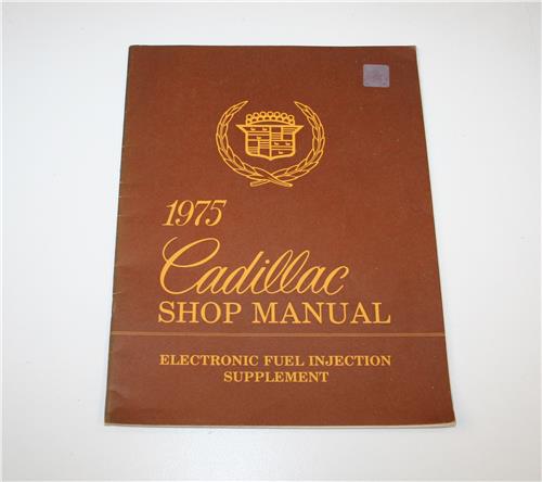 SM CADILLAC 1975 E.F.I. SHOP MANUAL SUPPLEMENT 20396