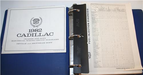 SM CADILLAC 1982 CLIMATE CONTROL AND ENGINE SHOP MANUAL  20416