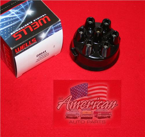 DC CHEV 33-52 6 CYL C16 DISTRIBUTOR CAP DELCO D320 22956