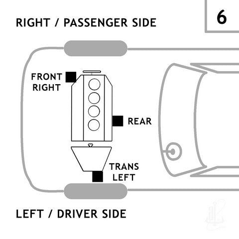 Automatic Dual Clutch Transmission Mount Anchor 9262