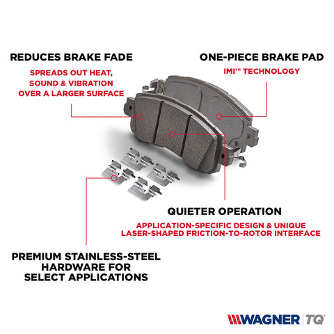 Disc Brake Pad Set Wagner Brake QC1009