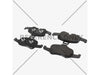 Disc Brake Pad Centric Parts 104.60900