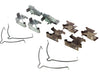 Disc Brake Pad Centric Parts 105.07560