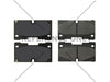 Disc Brake Pad Centric Parts 105.60670