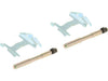 Disc Brake Hardware Kit Centric Parts 117.33008