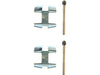 Disc Brake Hardware Kit Centric Parts 117.33008