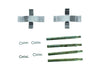 Disc Brake Hardware Kit Centric Parts 117.35030