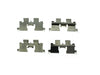 Disc Brake Hardware Kit Centric Parts 117.42001