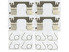 Disc Brake Hardware Kit Centric Parts 117.42070