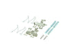 Disc Brake Hardware Kit Centric Parts 117.44059
