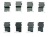 Disc Brake Hardware Kit Centric Parts 117.45008