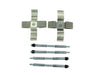 Disc Brake Hardware Kit Centric Parts 117.46024