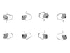 Disc Brake Hardware Kit Centric Parts 117.67013