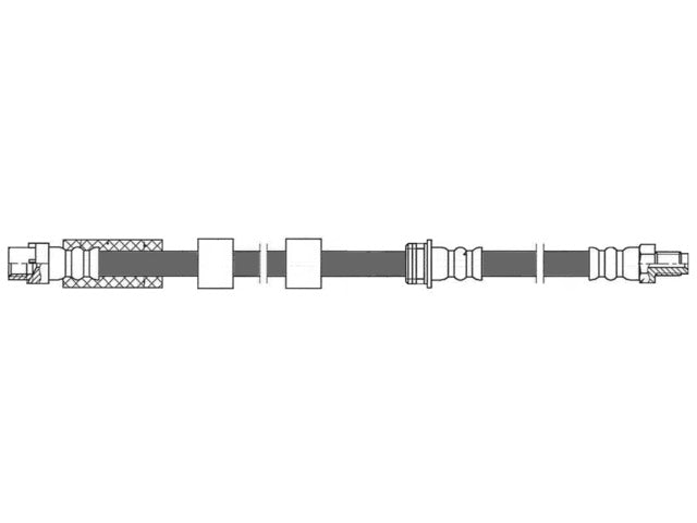 Brake Hydraulic Hose Centric Parts 150.34026