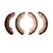 Drum Brake Shoe Set Dynamic Friction 1901-0480-00