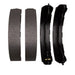 Drum Brake Shoe Set Dynamic Friction 1901-0631-00