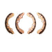 Drum Brake Shoe Set Dynamic Friction 1901-0659-00