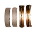 Drum Brake Shoe Set Dynamic Friction 1901-0709-00