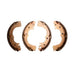Drum Brake Shoe Set Dynamic Friction 1901-0748-00